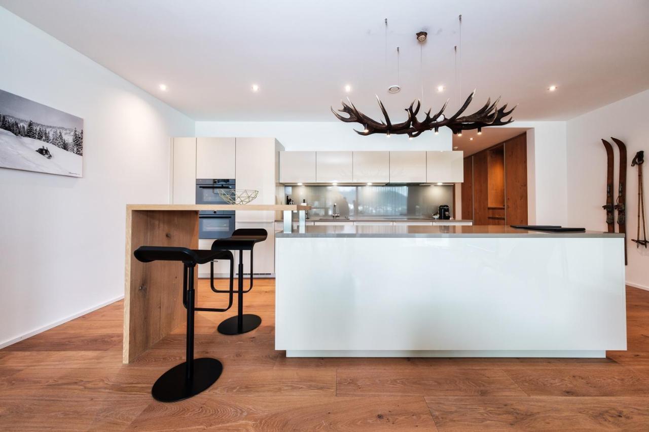 Luxury Panorama Apartment With Alpengold Spa Access Davos Exterior photo